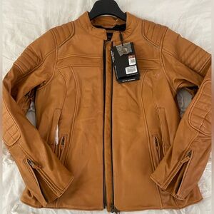 Harley Davidson Womens Pursuit Triple Vent Brown Leather Jacket